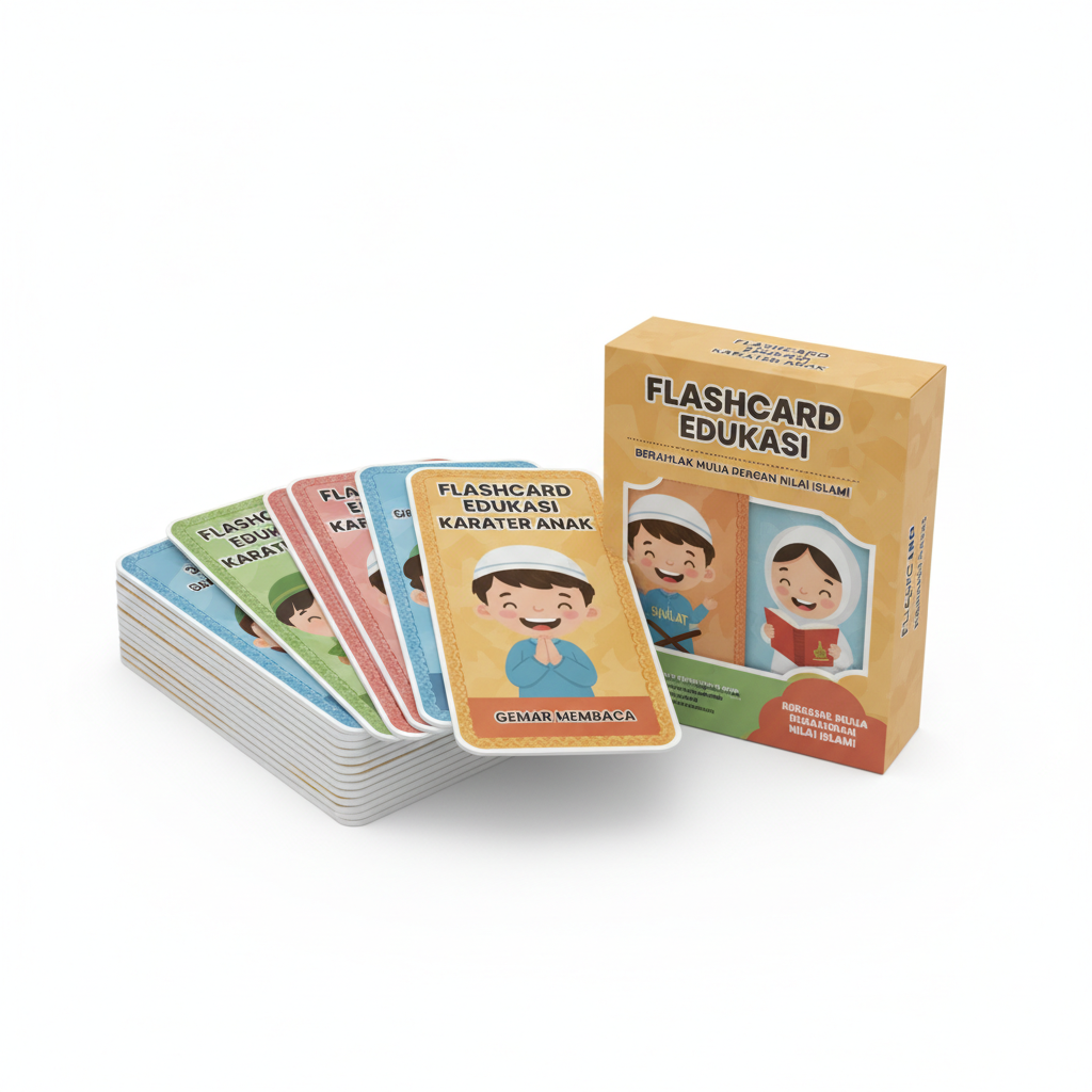 Flashcard Edukasi Karakter Anak